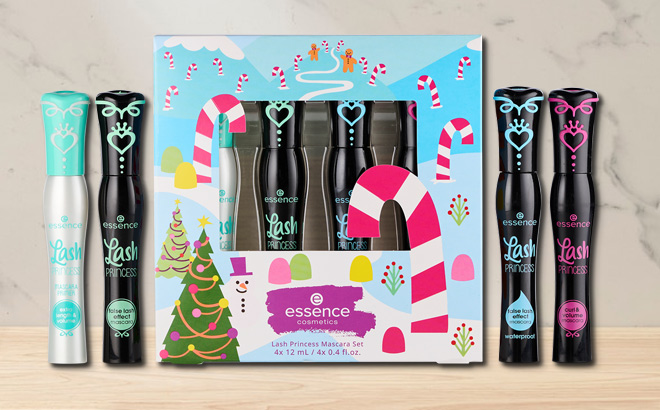 Essence Lash Princess Mascara 4 Piece Holiday Gift Set