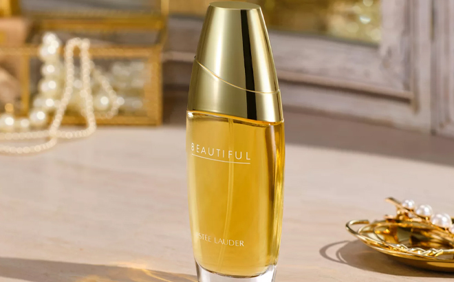 Estee Lauder Beautiful Eau de Parfum Spray on a Table