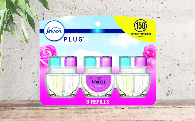 Febreze Plug in Air Fresheners Downy April Fresh 3 Pack