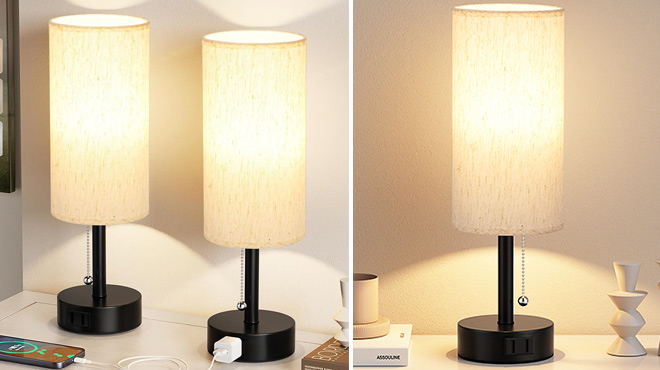 Fenmzee Bedside Table Lamps