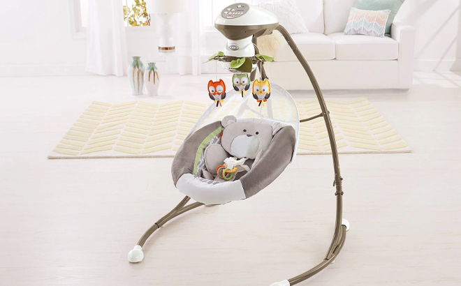 Fisher Price My Little Snugabear Cradle n Swing Baby Swing