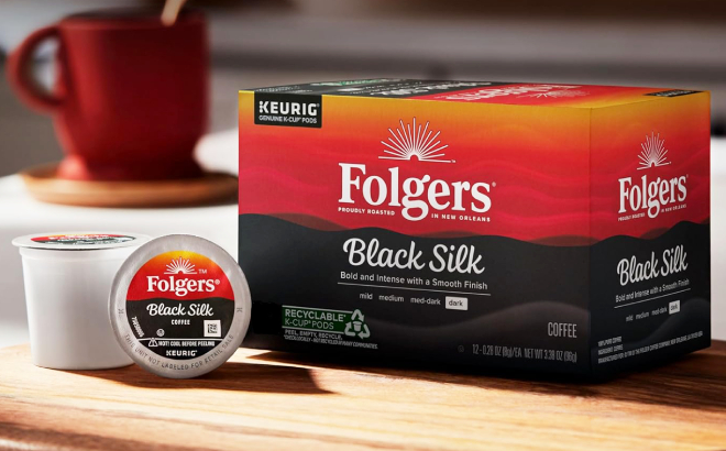 Folgers Black Silk Keurig K Cup Pods