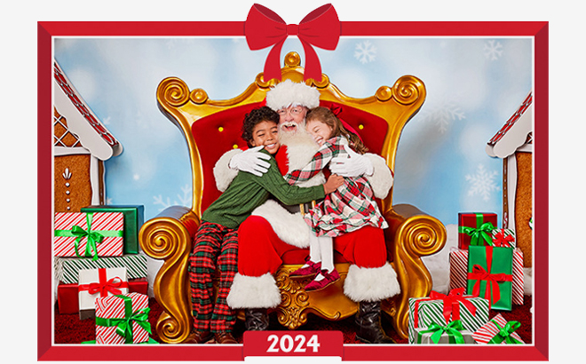 Digital Postcard with Santa