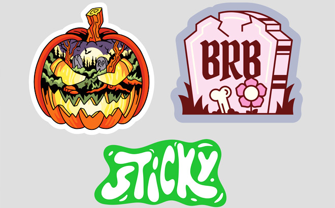 Free Halloween sticker pack