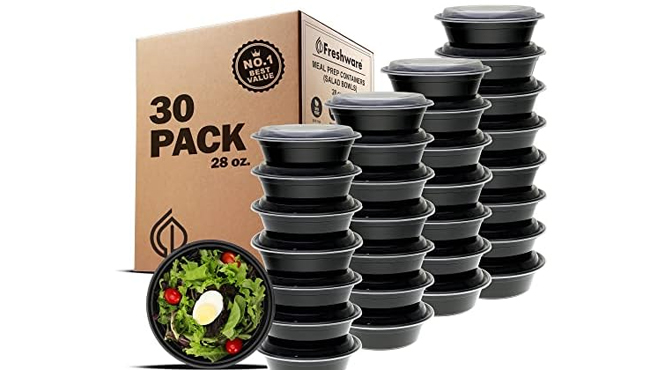 Freshware 30 Pack Food Storage Containers