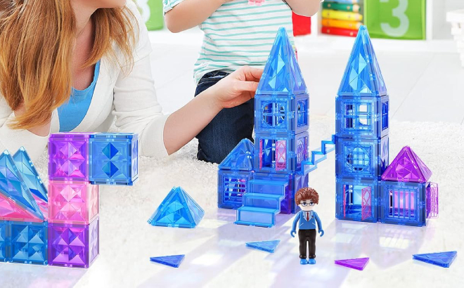 Frozen Magnetic Tiles 102 Piece Castle Set