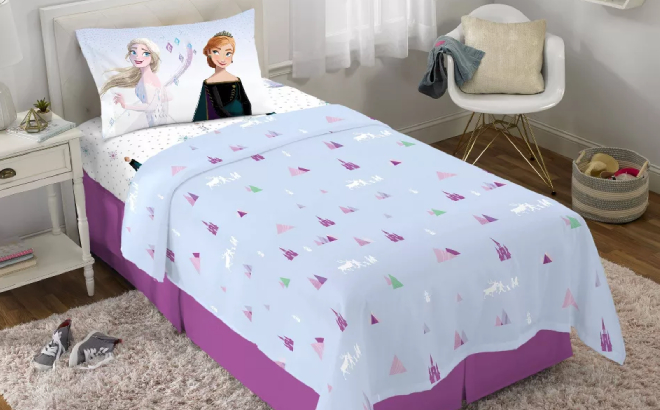 Frozen Royally Cool Kids Twin Sheet Set