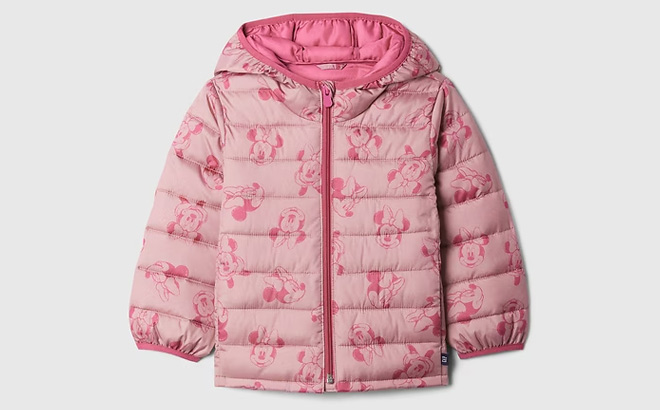 GAP Factory Disney Minnie Mouse Cold Control Puffer Jacket