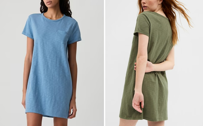 GAP Pocket T Shirt Dress