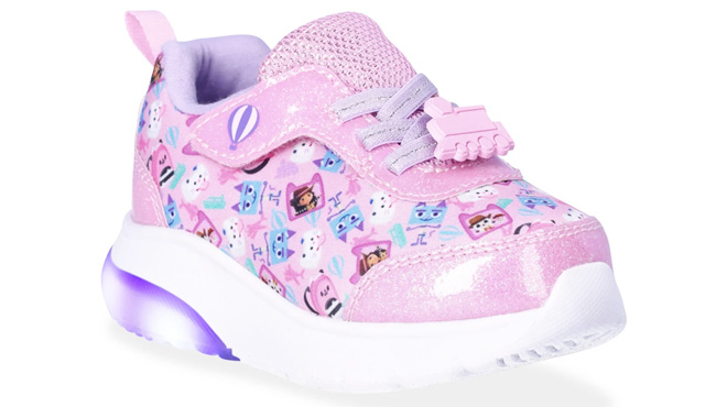 Gabbys Dollhouse Toddler Girls Light Up Athletic Shoes