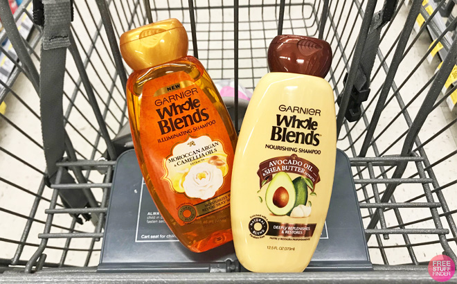 Garbier Whole Blends Products on a Cart