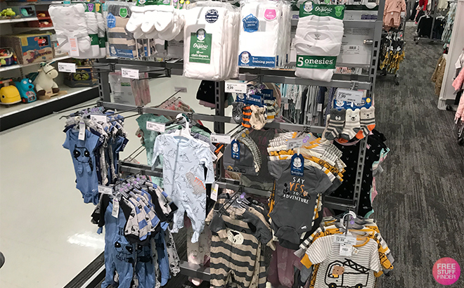 Gerber Baby Bodysuits Overview at a Store