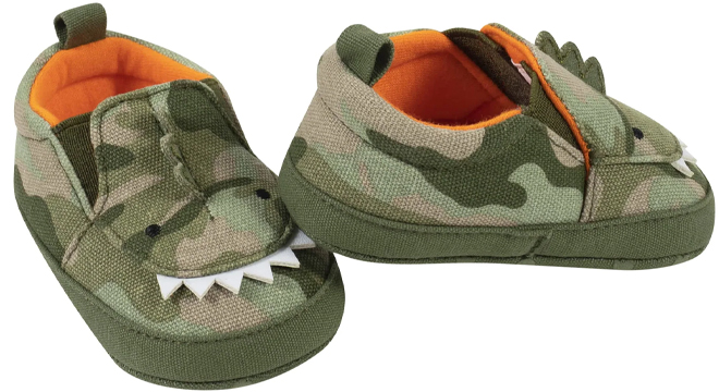 Gerber Baby Boys Camo Dinosaur Shoes