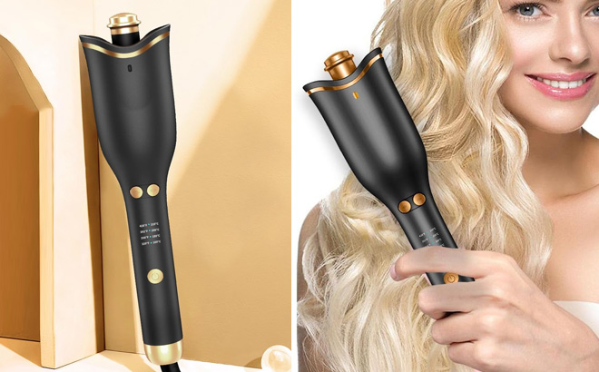 Goinsound Automatic Hair Curler in black