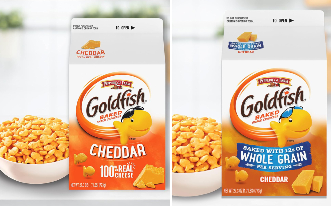 Goldfish Cheddar Cheese Crackers