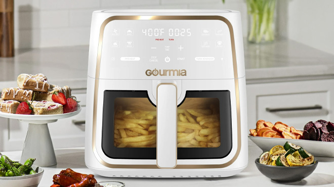 Gourmia 8 Quart Digital Window Air Fryer