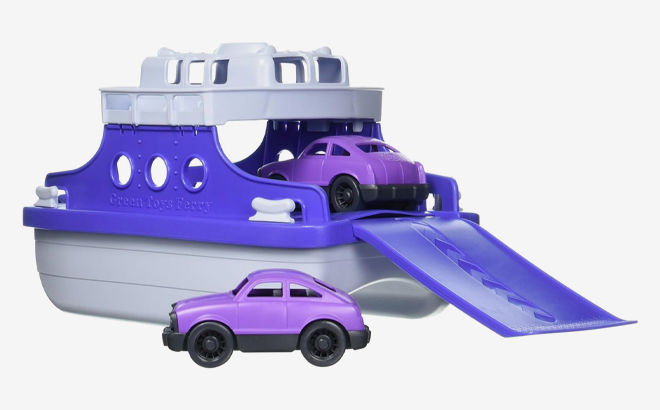 Green Toys Ferry Boat with Cars