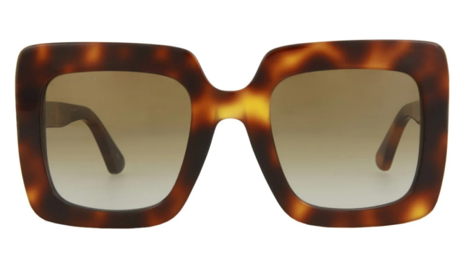 Gucci Square Frame Acetate Sunglasses