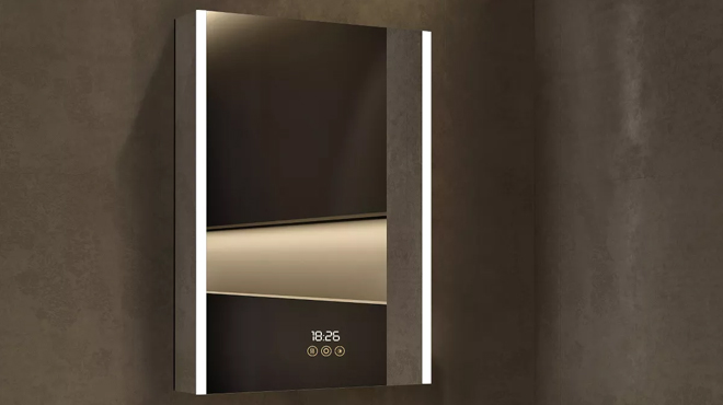 HBEZON LED Medicine Cabinet with Mirrors