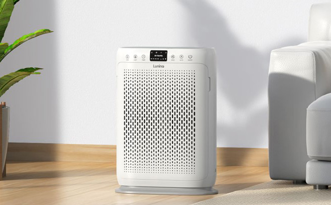 HEPA Air Purifier in a Room