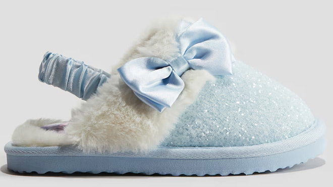 H&M Frozen Glittery Slippers