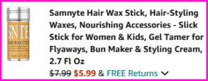 Hair Wax Stick Checkout Screen