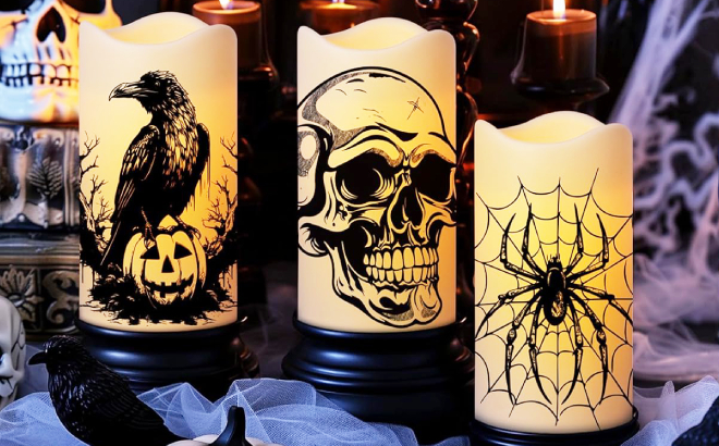 Halloween Flameless Candles