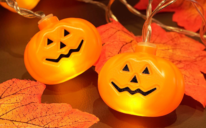 Halloween Pumpkin String Lights