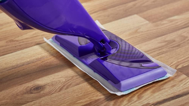 Hardwood Floor Cleaner with Amazon Basics Dry Floor Mop Pad