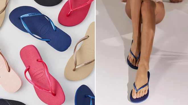 Havaianas Slim Flip Flops Sandals