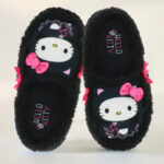 Hello Kitty Girls Womens Family Halloween Slipper