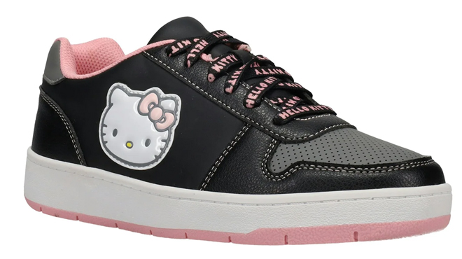 Hello Kitty Womens Casual Court Sneaker