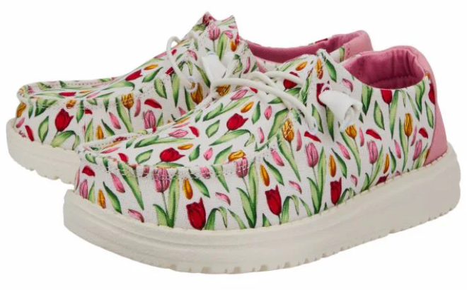 Hey Dude Wendy Toddler Tulip Bouquet Shoes