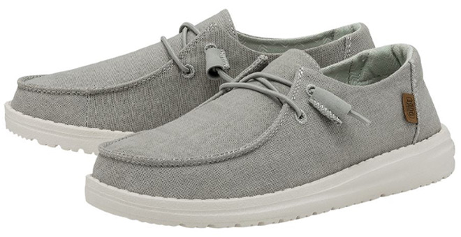 Hey Dude Womens Wendy Chambray Comfortable Shoes