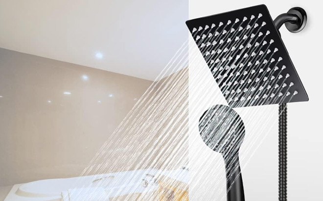 High Pressure Rainfall Shower Head and Handheld Shower Head