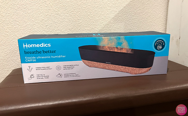 HoMedics Fireside Plus Ultrasonic Humidifier