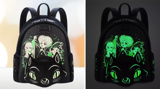 Hocus Pocus Glow in the Dark Loungefly Mini Backpack