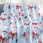 Holiday Printed Fleece Throw