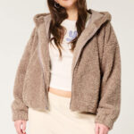 Hollister Womens Faux Fur Jacket