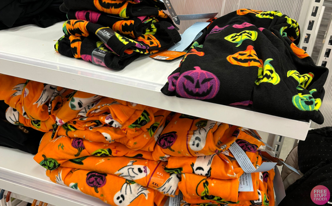 Hyde EEK Ghost Halloween Matching Family Pajamas and Hyde EEK Pumpkin Halloween Matching Family Pajamas on Shelves