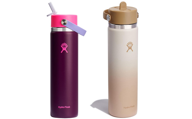 Hydro Flask Wide Mouth Water Bottle in Two Colors