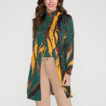 IMAN Global Chic Long Sleeve Open Front Knit Cardigan