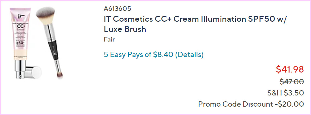 IT Cosmetics Makeup Set at Checkout