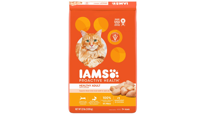 Iams 22 Pound Chicken Dry Cat Food