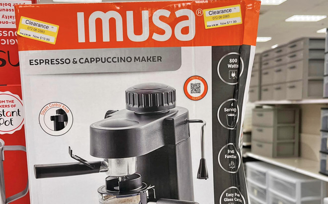 Imusa Espresso Cappuccino Maker