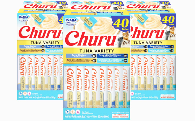 Inaba 40 Count Churu Cat Treats