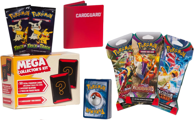 Inclusions of Pokemon Mega Collectors Kit