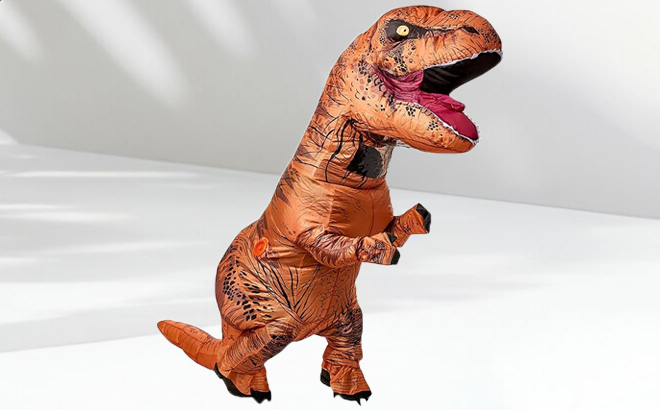 Inflatable T rex Dinosaur Costume