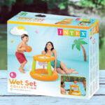 Intex Floating Hoops Basketball Game Box on the Table