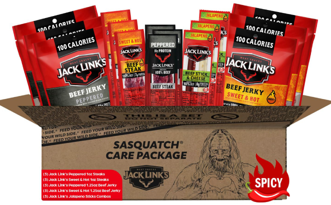 Jack Links Spicy Beef Jerky 15 Count Gift Pack